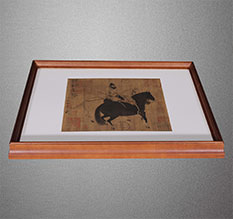 张北书画装裱配框服务案例